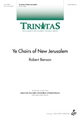 Ye Choirs of New Jerusalem SATB choral sheet music cover